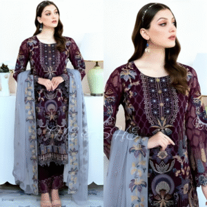 সেলাই ছাড়া (আনরেডি) এম্বোডারি ড্রেস কোড – 1165