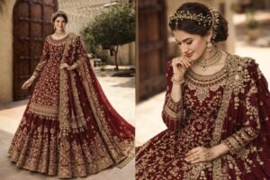 সেলাই ছাড়া (আনরেডি) এম্বোডারি ড্রেস কোড – 1161