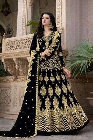 সেলাই ছাড়া (আনরেডি) এম্বোডারি ড্রেস কোড – 1157