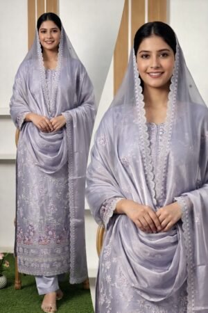 সেলাই ছাড়া (আনরেডি) এম্বোডারি ড্রেস কোড – 1156