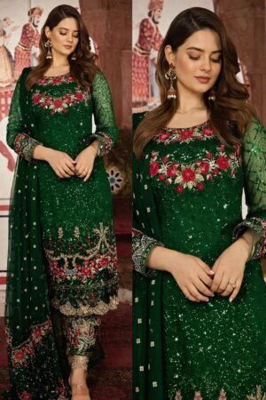 সেলাই ছাড়া (আনরেডি) এম্বোডারি ড্রেস কোড – 1154