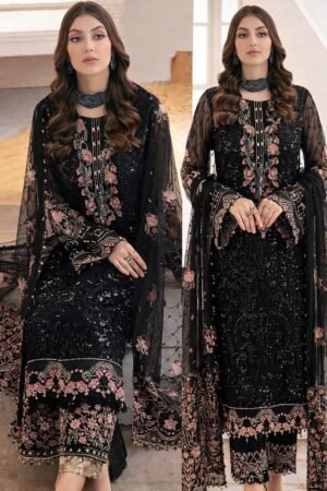 সেলাই ছাড়া (আনরেডি) এম্বোডারি ড্রেস কোড – 1153