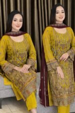 সেলাই ছাড়া (আনরেডি) এম্বোডারি ড্রেস কোড – 1148