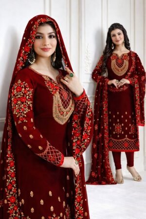 সেলাই ছাড়া (আনরেডি) এম্বোডারি ড্রেস কোড – 1139