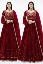 সেলাই ছাড়া (আনরেডি) এম্বোডারি ড্রেস কোড – 1136