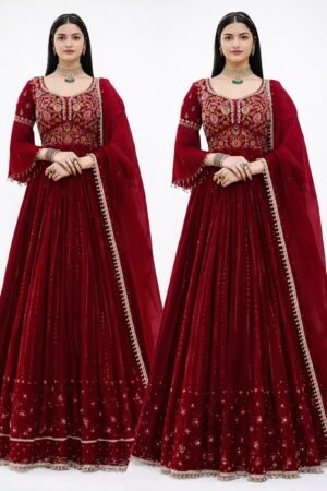 সেলাই ছাড়া (আনরেডি) এম্বোডারি ড্রেস কোড – 1136