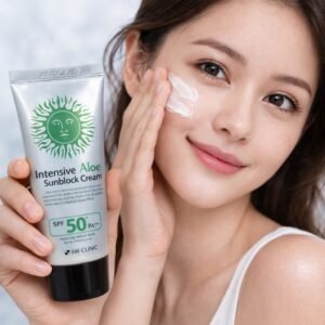 3W Clinic Intensive Aloe Sunblock Cream  SPF 50+ | PA+++