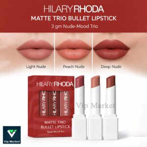 Hilary Rhoda Matte Trio Bullet Lipstick Nude-Mood-Trio-3 gm