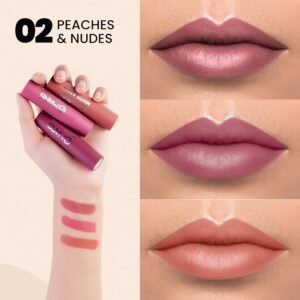 MARS Matte Lipsticks Box - 02 Peaches & Nudes