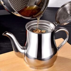 Stainless Steel Oil Strainer Pot with Filter- Big Size