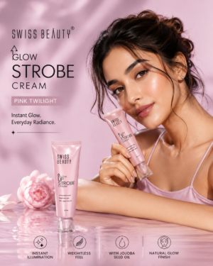 Swiss Beauty Glow Up  Strobe Cream - Pink Twilight 💫Shade:1