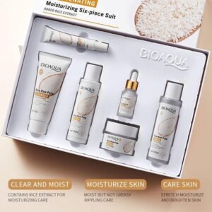 BIOAQUA Rice Raw Pulp 6 Pcs Moisturizing Set