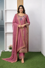 সেলাই ছাড়া (আনরেডি) এম্বোডারি পার্টি ড্রেস কোড – 1205