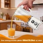 Portable Blender 600ml Juicer Blender for Easy Smoothie and Juice