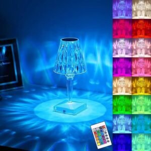 Diamond Crystal Table Lamp