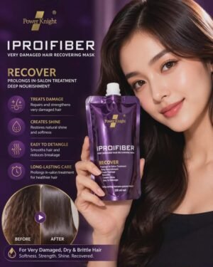 🌸 Power Knight Pro-Fiber Damaged Hair Recovering Mask (১২০ মিলি) 🌸