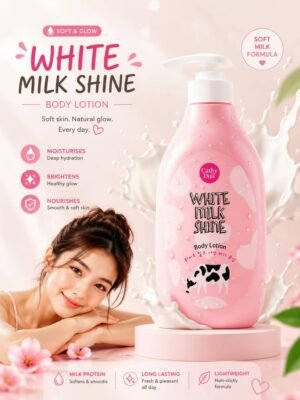 Cathy Doll White Milk Shine Body Lotion