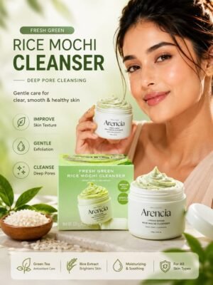 Arencia Fresh Green Rice Mochi Cleanser (Deep Pore Cleansing)