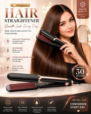 Sokany Wide Digital Ceramic Hair Straightener