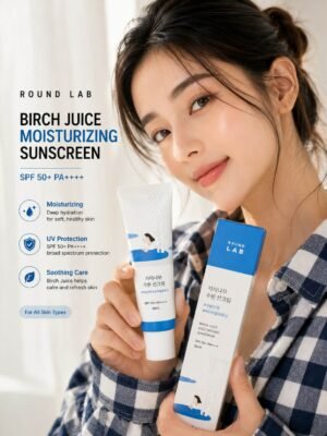 Round Lab Birch Juice Moisturizing Sunscreen ☀️💧