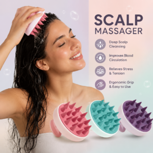 ✨ Scalp Massager: The Ultimate Spa Experience at Home! ✨