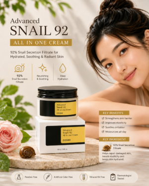 Advanced Snail 92 All in one Cream✨🐌100g Jar