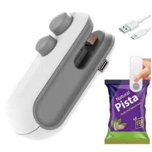 Portable Mini Sealing Machine – Type-C Rechargeable 2-in-1 Bag Sealer & Cutter