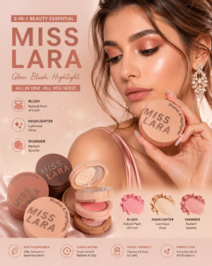 ✨ Miss Lara 3-in-1 Beauty Essential: Glow. Blush. Highlight. ✨