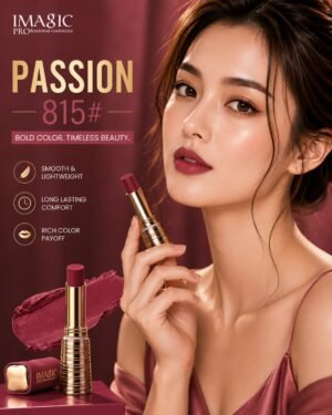 IMAGIC Waterproof Matte Long Lasting Lipstick Shade: 815# Passion 💋