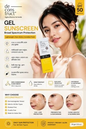 ✨ Deconstruct Lightweight Gel Sunscreen: The Ultimate Sun Shield ✨